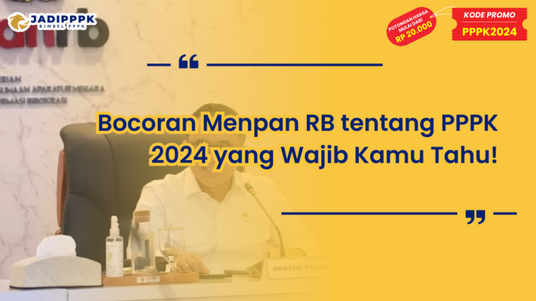 Menpan RB tentang PPPK 2024