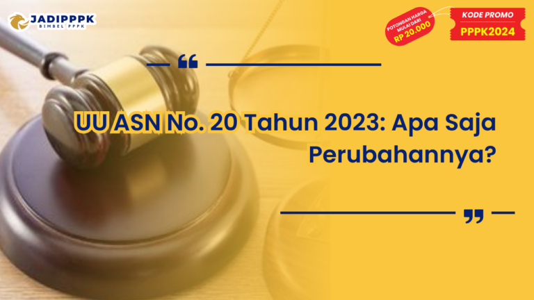 UU ASN No. 20 Tahun 2023