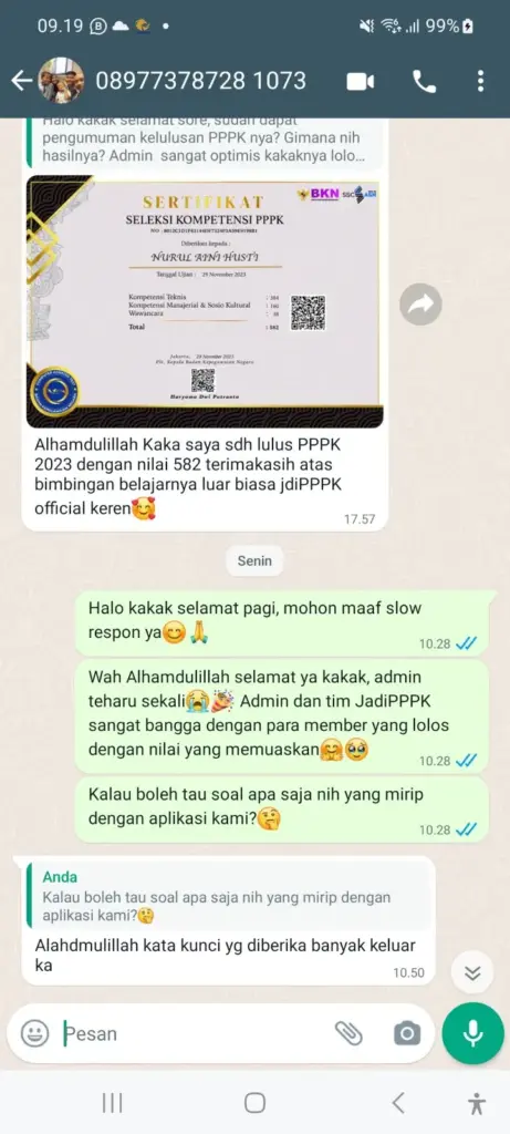 Testimoni pengguna JadiPPPK 9