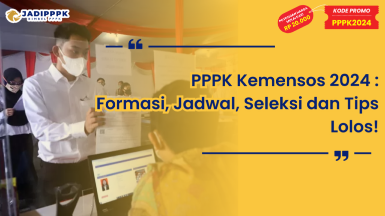 PPPK Kemensos 2024