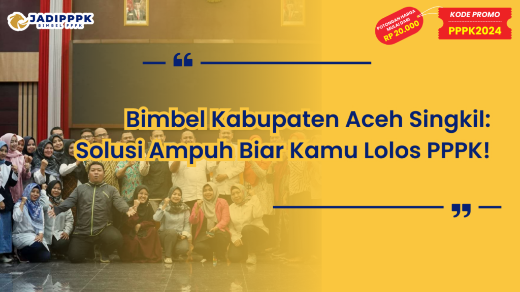 Bimbel Kabupaten Aceh Singkil
