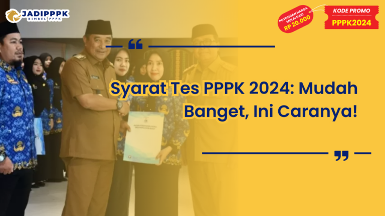 Syarat Tes PPPK 2024