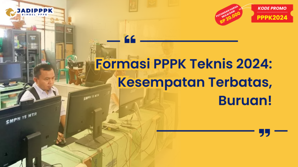 Formasi PPPK Teknis 2024