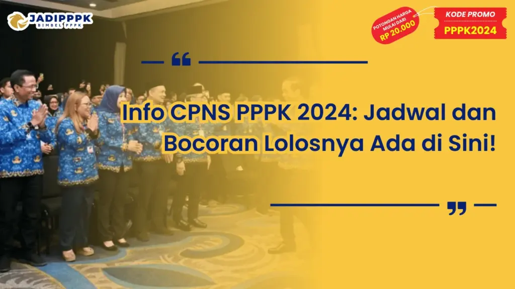 Info CPNS PPPK 2024