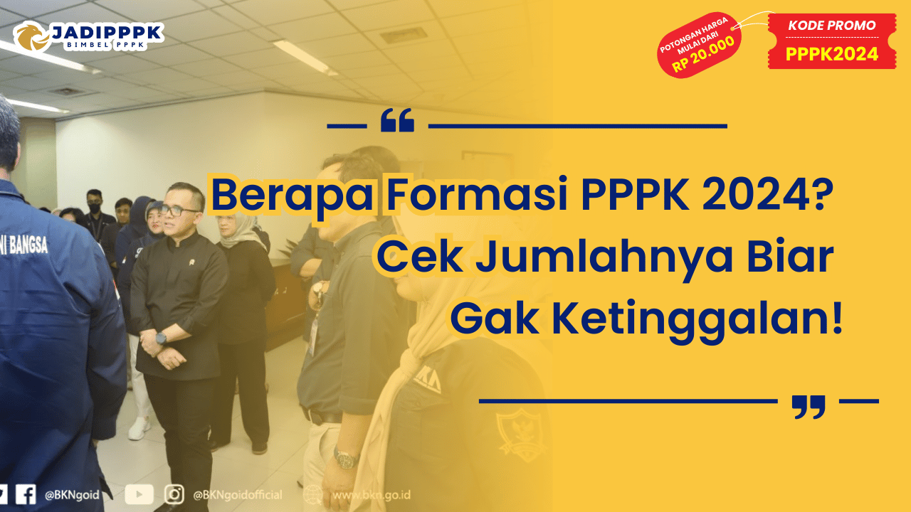 Berapa Formasi PPPK 2024