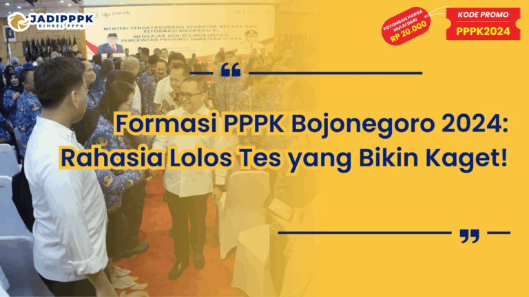 Formasi PPPK Bojonegoro 2024