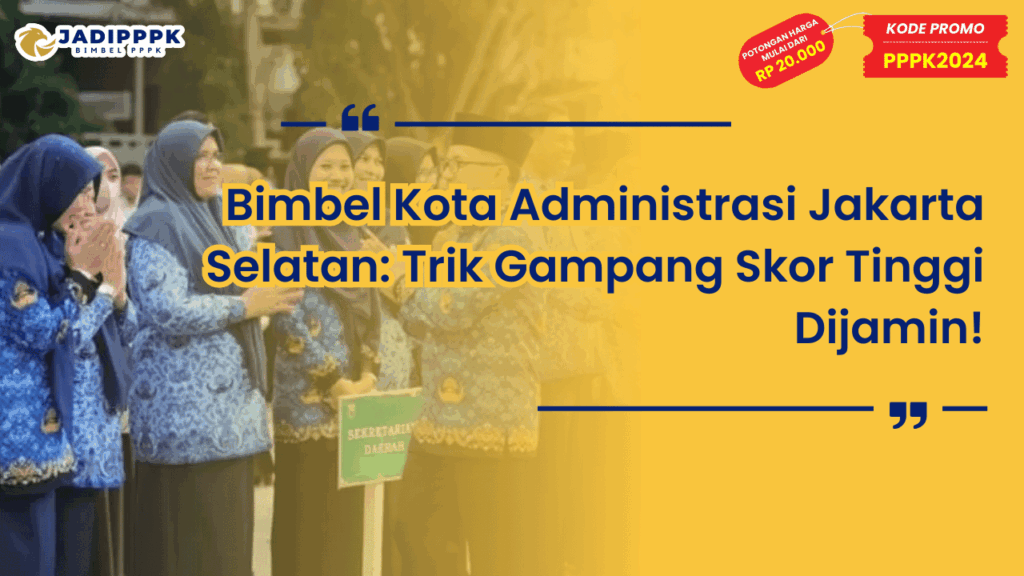 Bimbel Kota Administrasi Jakarta Selatan