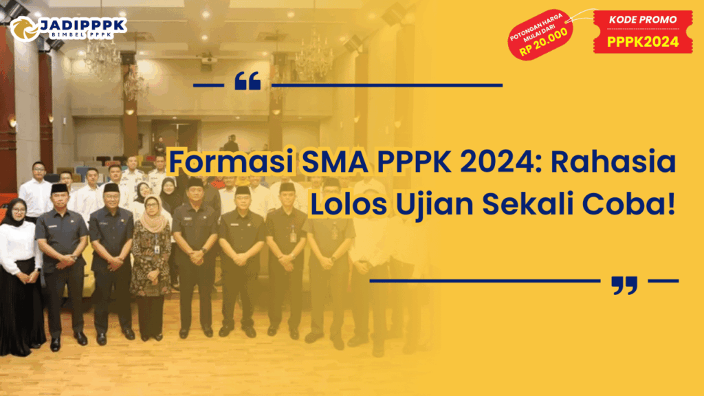Formasi SMA PPPK 2024