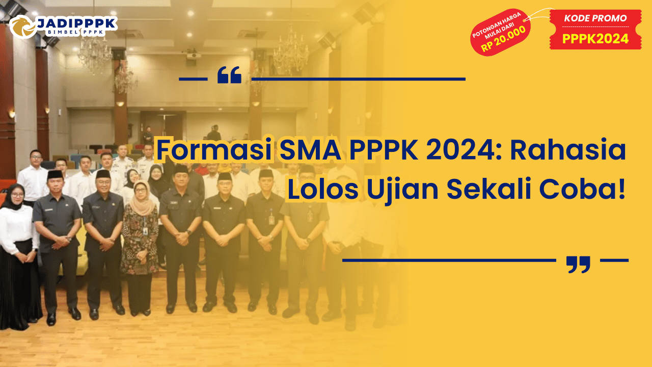 Formasi SMA PPPK 2024