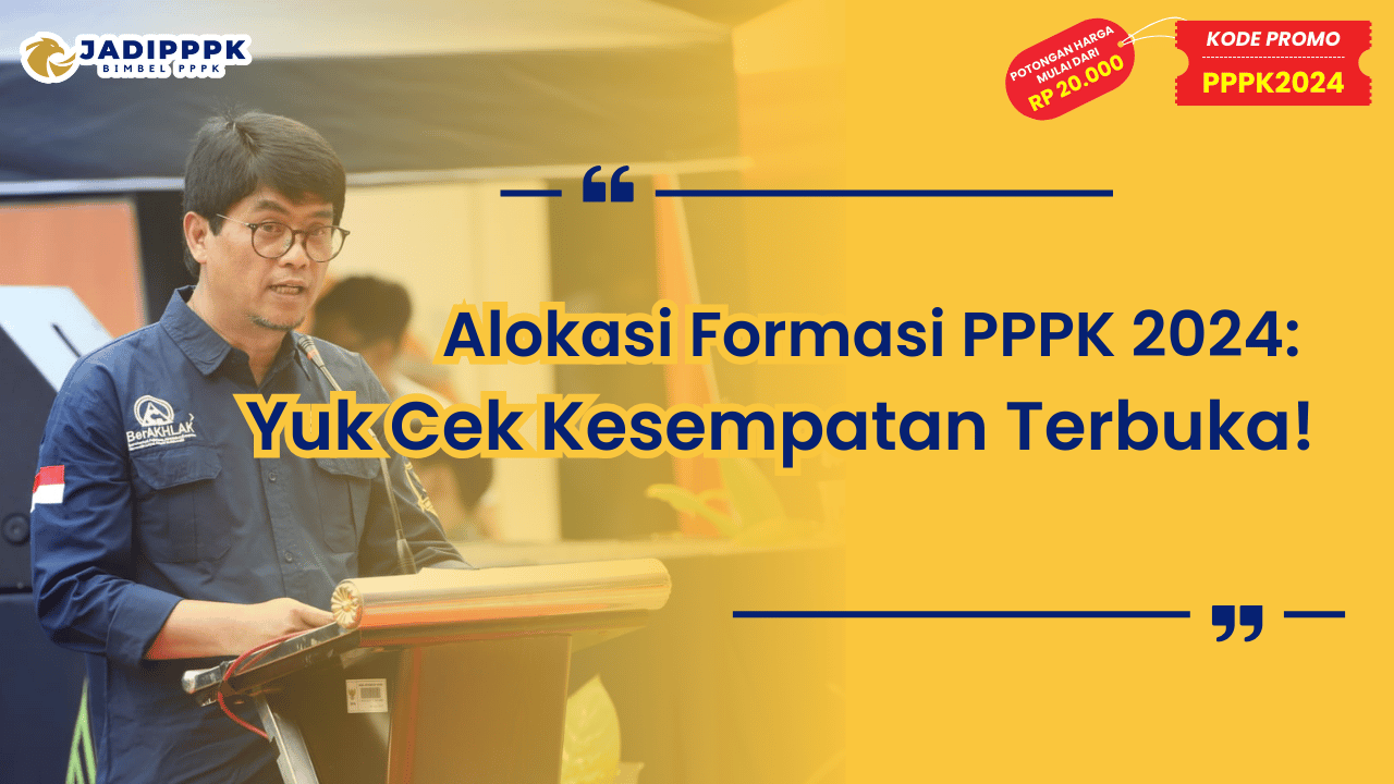 Alokasi Formasi PPPK 2024
