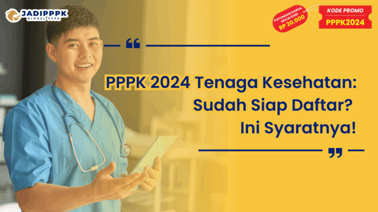 PPPK 2024 Tenaga Kesehatan