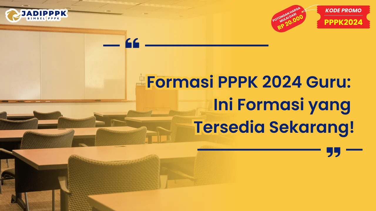 Formasi PPPK 2024 Guru