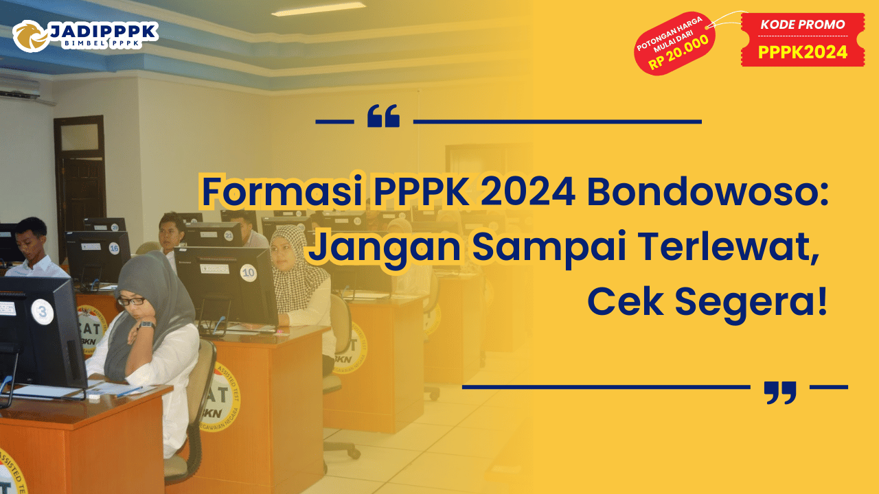 Formasi PPPK 2024 Bondowoso