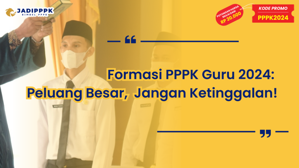 Formasi PPPK Guru 2024