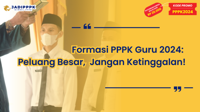 Formasi PPPK Guru 2024