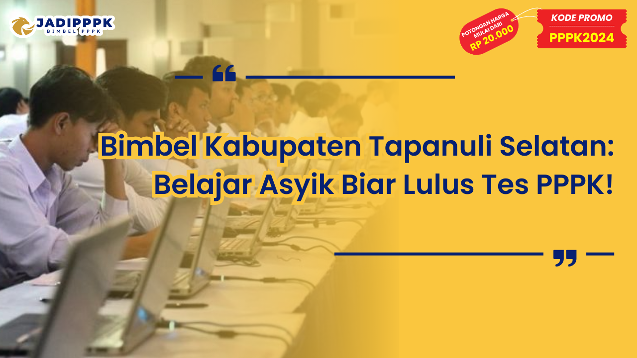 Bimbel Kabupaten Tapanuli Selatan