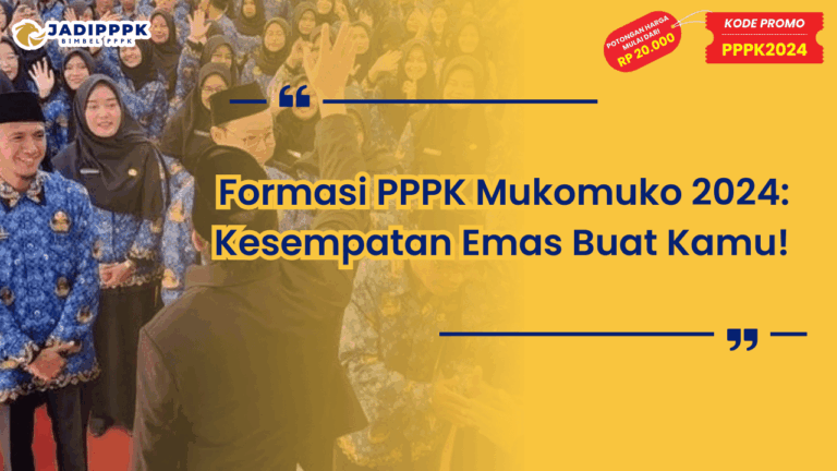 Formasi PPPK Mukomuko 2024