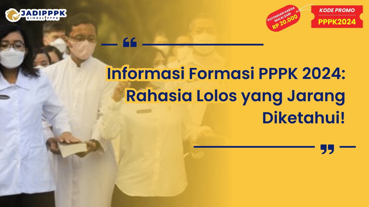 Informasi Formasi PPPK 2024