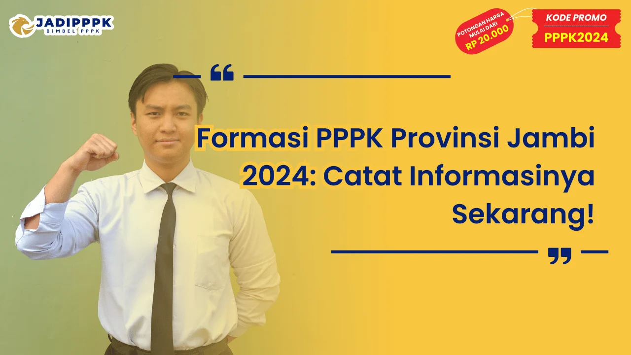 Formasi PPPK Provinsi Jambi 2024