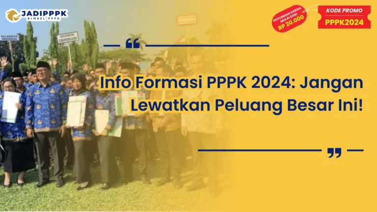 Info Formasi PPPK 2024