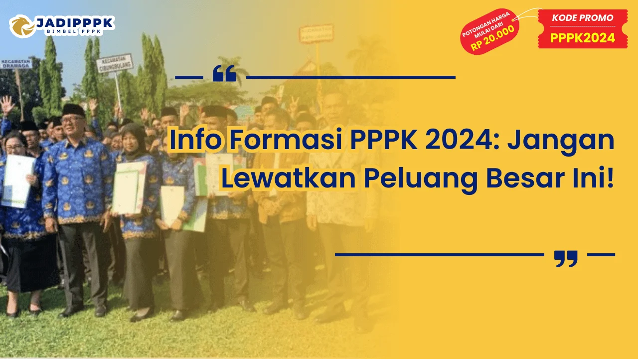 Info Formasi PPPK 2024