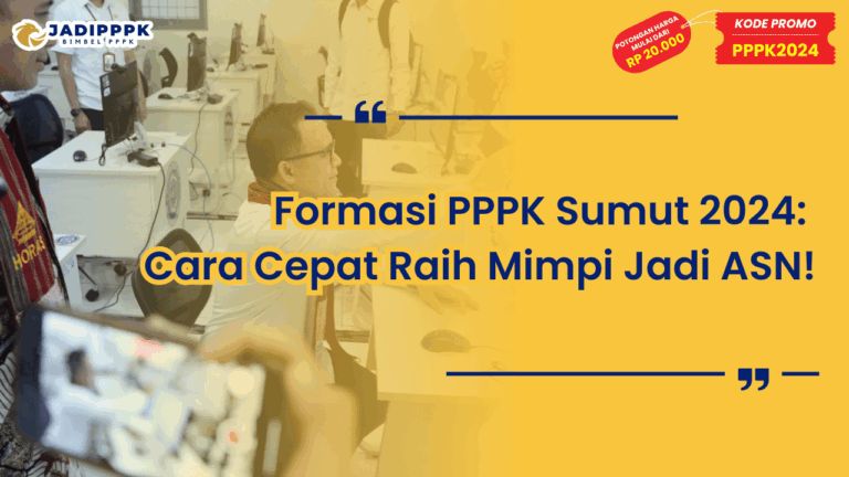 Formasi PPPK Sumut 2024