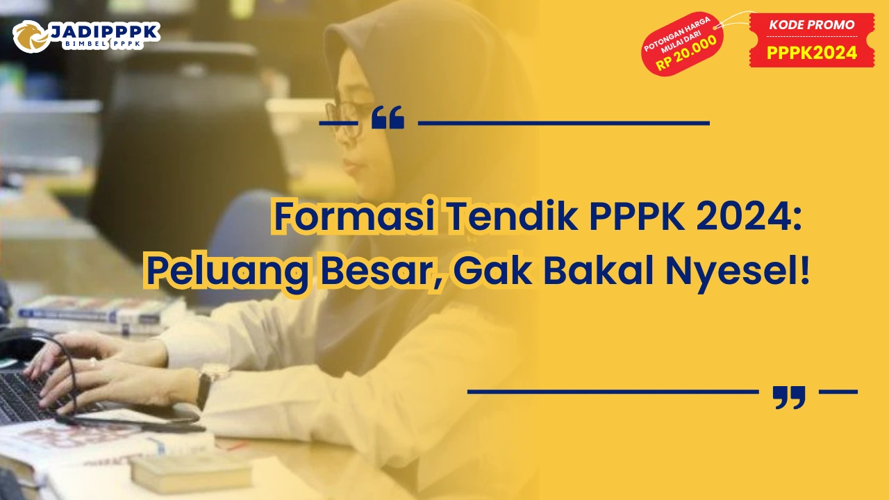 Formasi Tendik PPPK 2024
