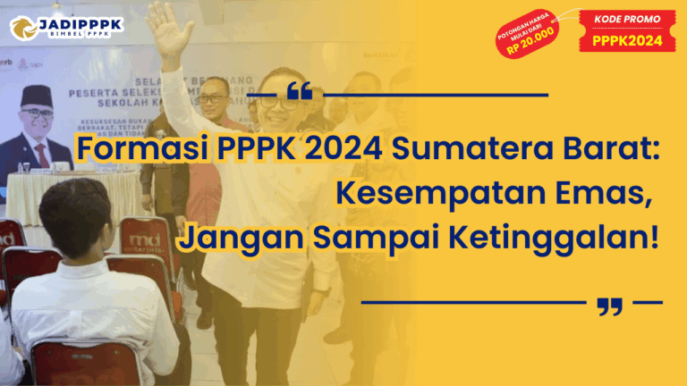 Formasi PPPK 2024 Sumatera Barat