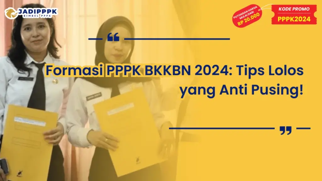 Formasi PPPK BKKBN 2024
