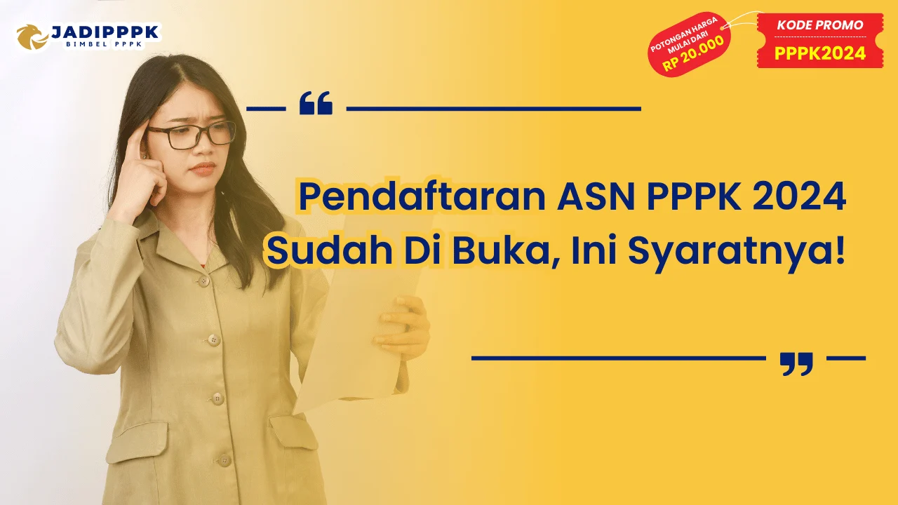 Pendaftaran ASN PPPK 2024