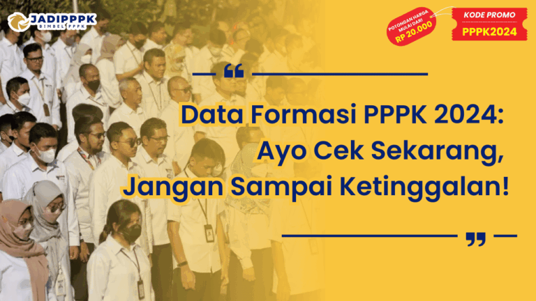 Data Formasi PPPK 2024