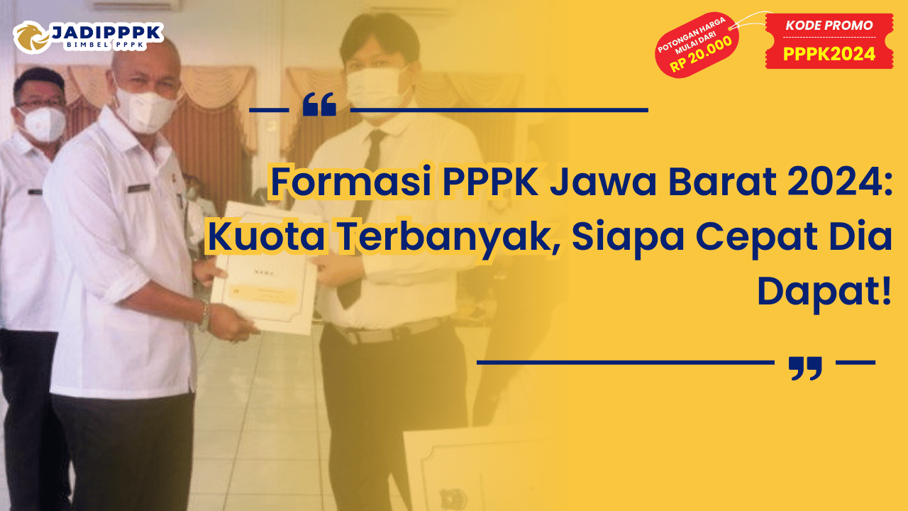 Formasi PPPK Jawa Barat 2024