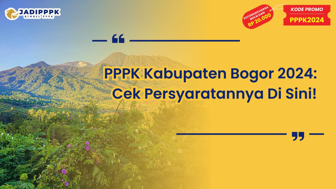 PPPK Kabupaten Bogor 2024