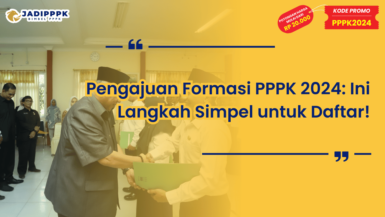 Pengajuan Formasi PPPK 2024