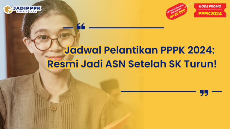 Jadwal Pelantikan PPPK 2024