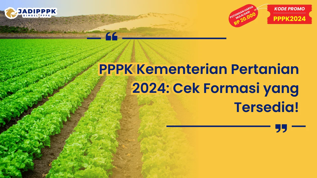 PPPK Kementerian Pertanian 2024