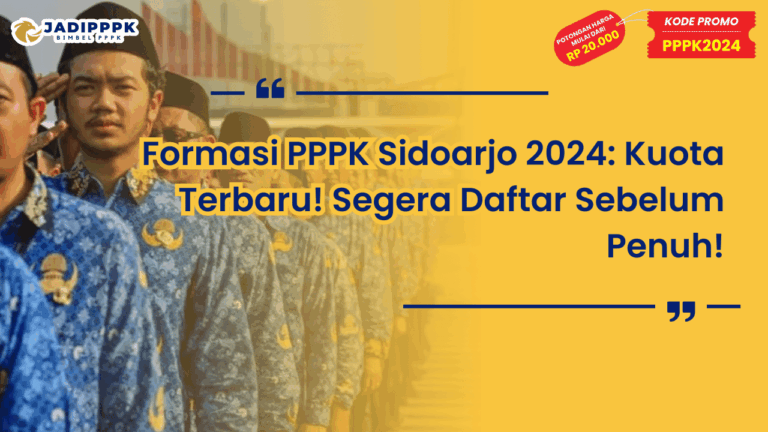 Formasi PPPK Sidoarjo 2024