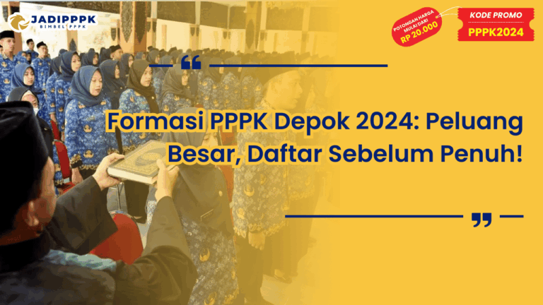 Formasi PPPK Depok 2024