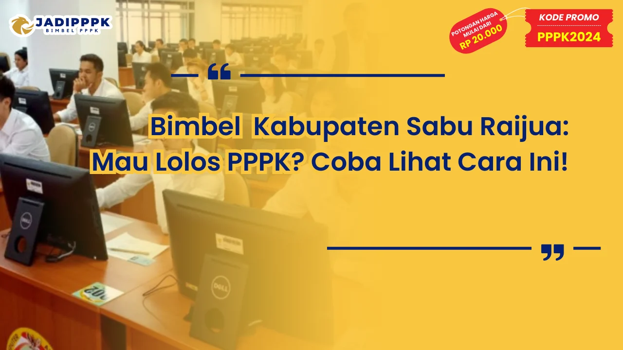 Bimbel Kabupaten Sabu Raijua