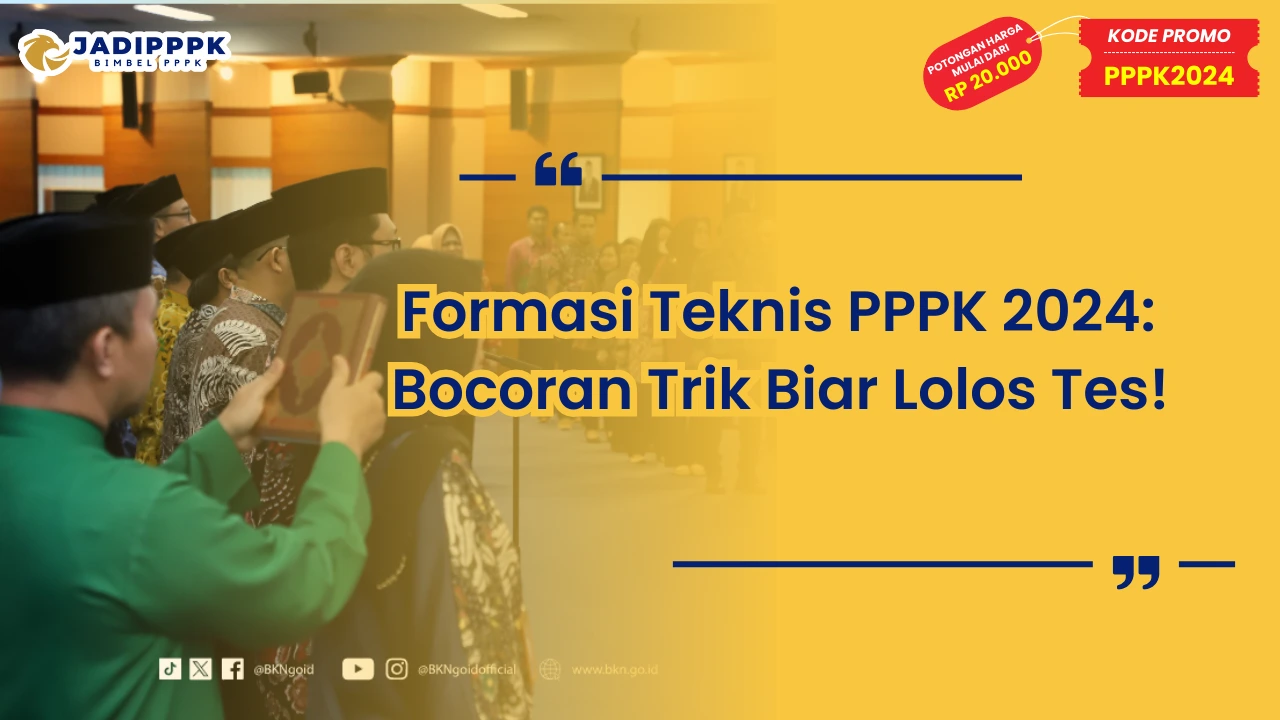 Formasi Teknis PPPK 2024