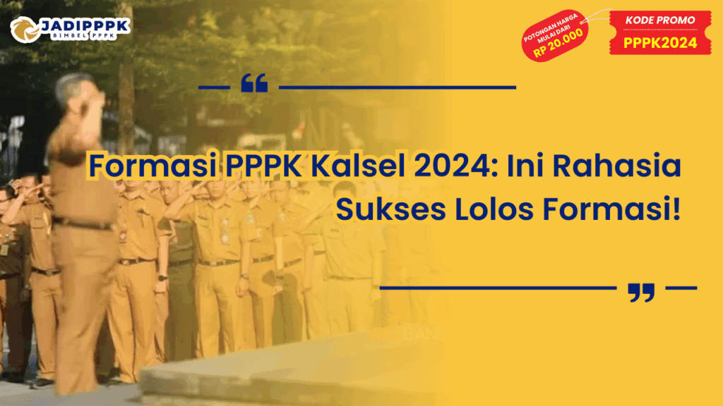 Formasi PPPK Kalsel 2024