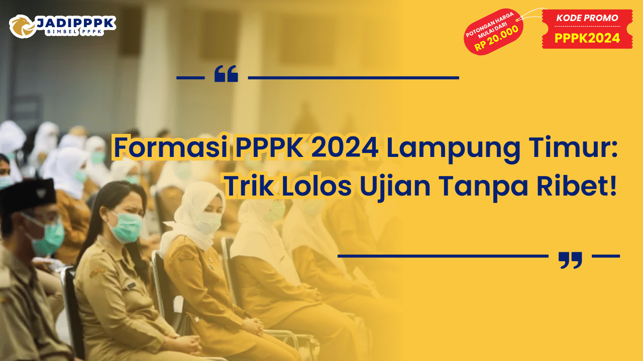 Formasi PPPK 2024 Lampung Timur