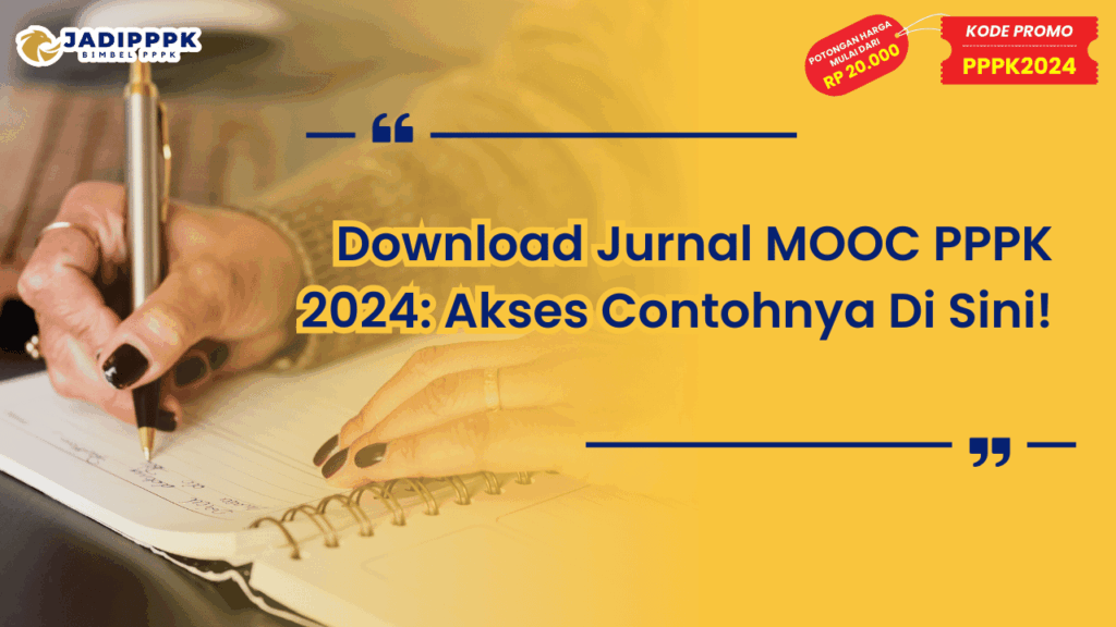 Download Jurnal MOOC PPPK 2024