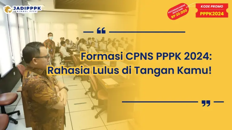 Formasi CPNS PPPK 2024