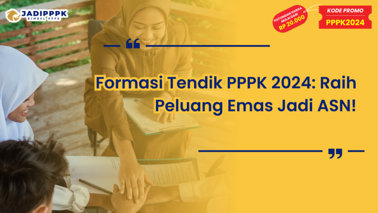 Formasi Tendik PPPK 2024
