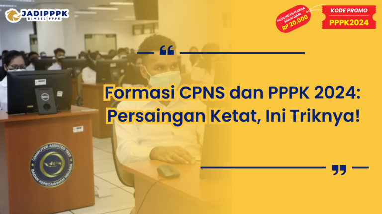 Formasi CPNS dan PPPK 2024