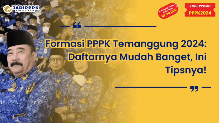 Formasi PPPK Temanggung 2024