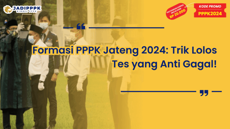 Formasi PPPK Jateng 2024