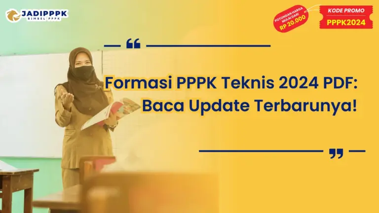 Jadwal Seleksi PPPK Guru 2024