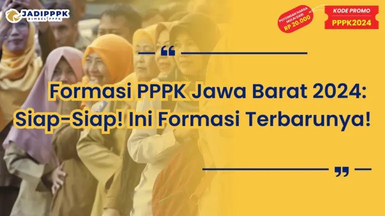 Formasi PPPK Jawa Barat 2024